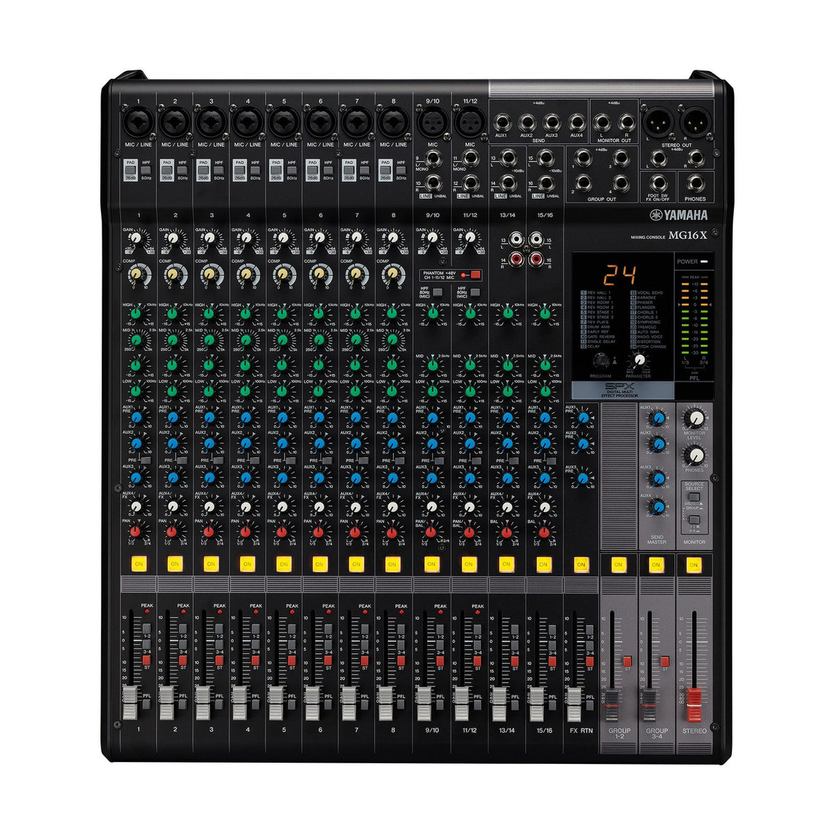 Yamaha MG16 16-Channel Analogue Mixer