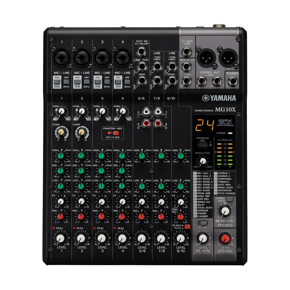 Yamaha MG10 10-Channel Analogue Mixer