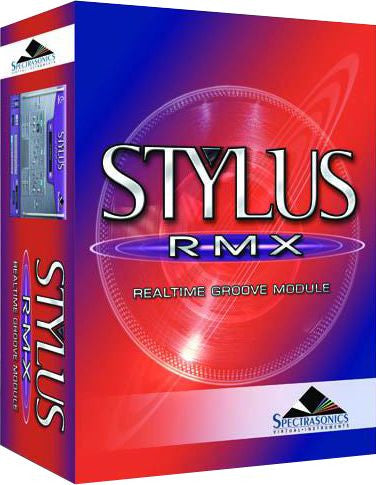 SPECTRASONICS STYLUS RMX VIRTUAL INSTRUMENTS SOFTWARE Guitar World AUSTRALIA PH 07 55962588