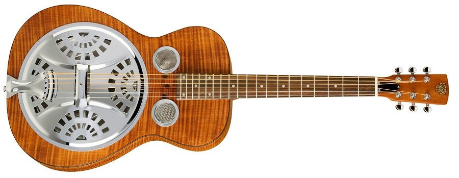 Epiphone Dobro Hound Dog Deluxe Round Neck Vintage Brown With Pickup