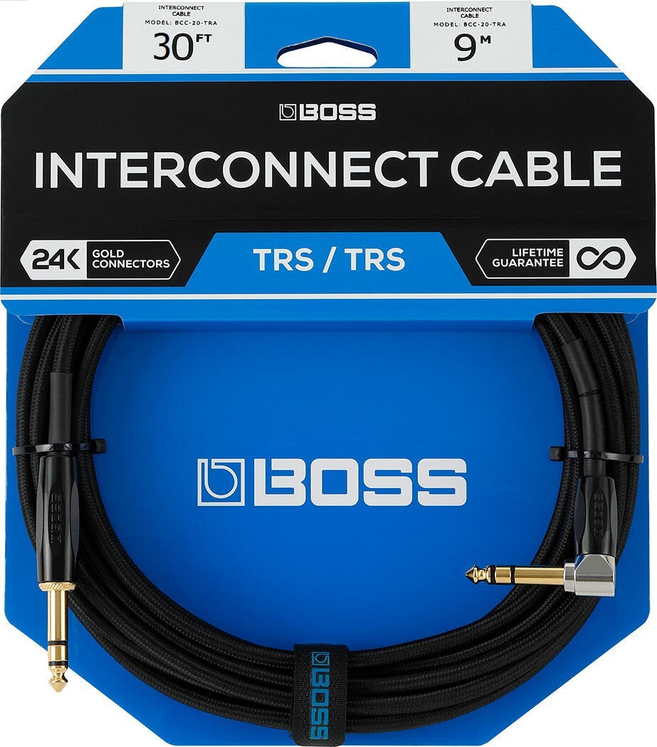 Boss BCC30TRA TRS Footswitch Cable 30ft/9M