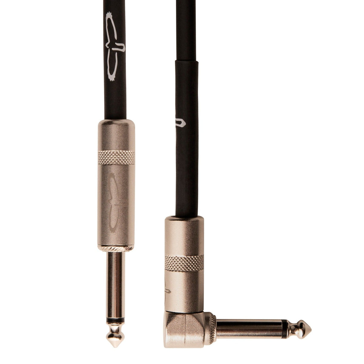 PRS Classic 10ft instrument cable with one straight and one right-angle plug