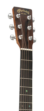 Martin D Jr E Dreadnought Junior Acoustic-Electric Guitar - headstock detail