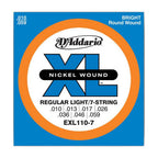 D'Addario EXL110-7 10-59 Nickel Wound Reg-Light 7-String Electric Guitar Strings