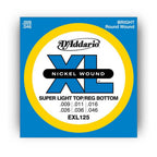 D'Addario XL 9-46 Super Lite Top/Reg Bottom Electric Guitar Strings