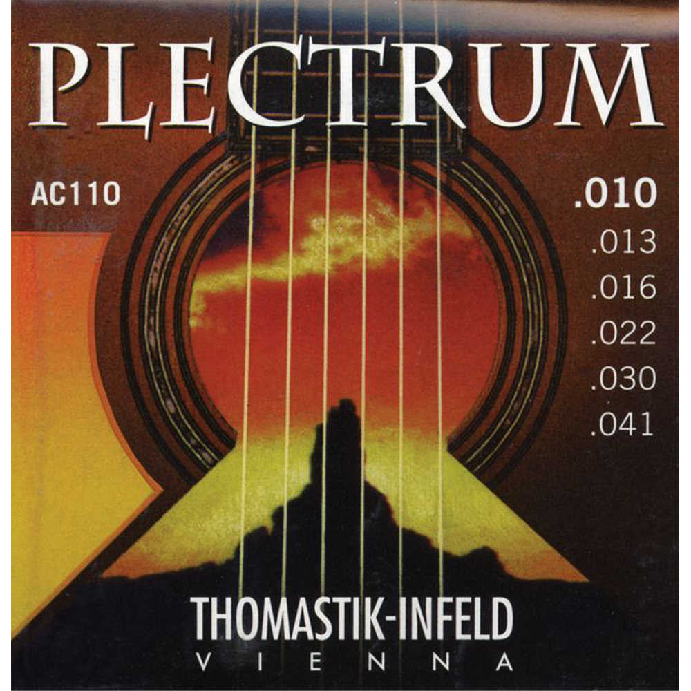 Thomastik Plectrum Bronze 10-41 Extra Light Acoustic Guitar Strings