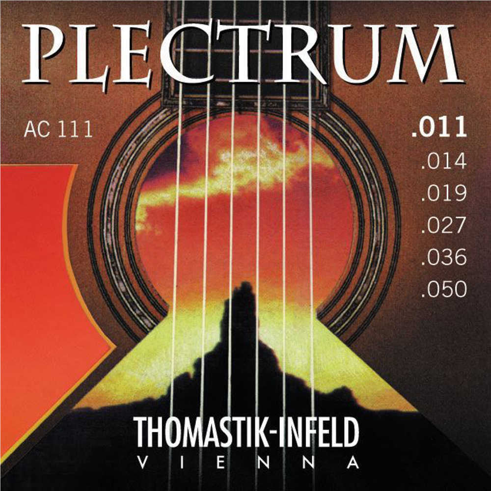 Thomastik, Plectrum, Bronze, 11-50, Light, Acoustic, Guitar, Strings