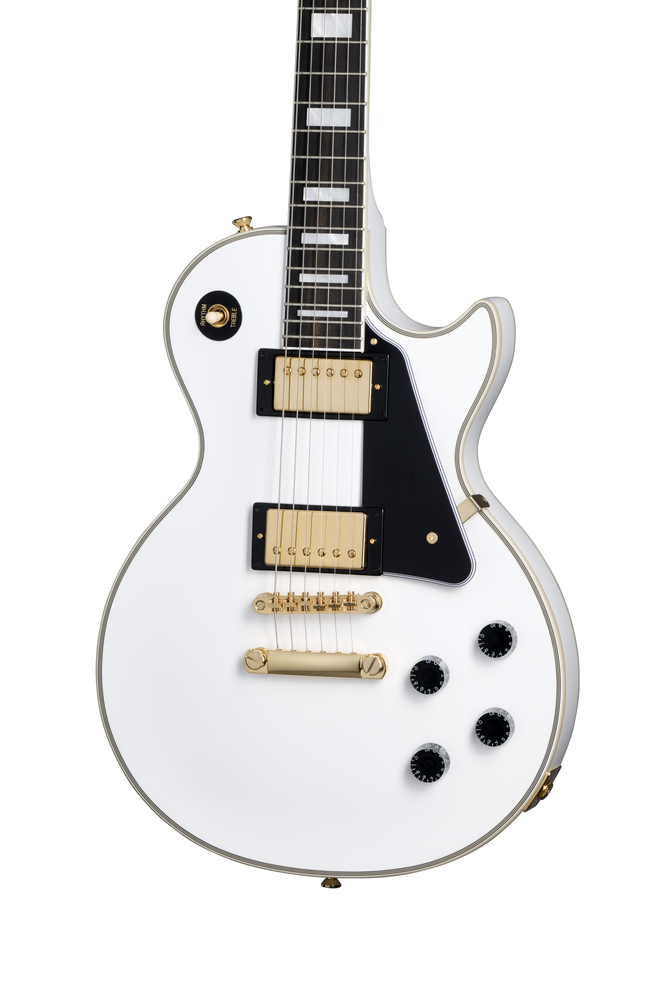 EPIPHONE LES PAUL CUSTOM Alpine White INCL HARD CASE (8500729) 