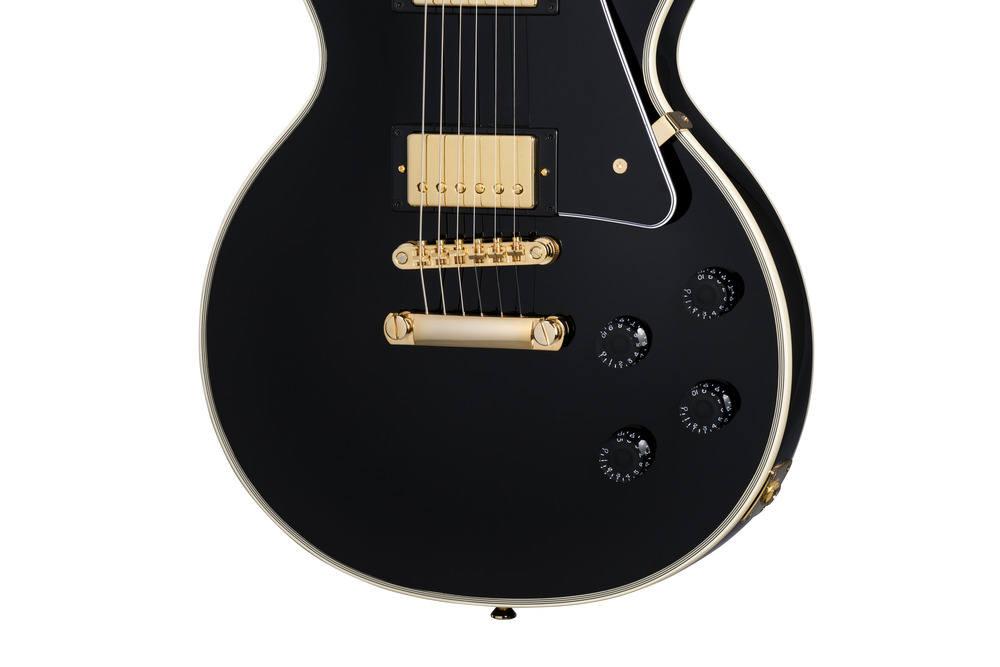 EPIPHONE LES PAUL CUSTOM EBONY INCL HARD CASE