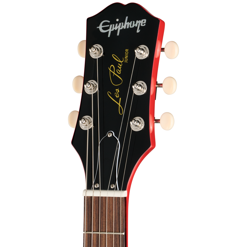 Kalamazoo-style headstock with Les Paul Junior logo