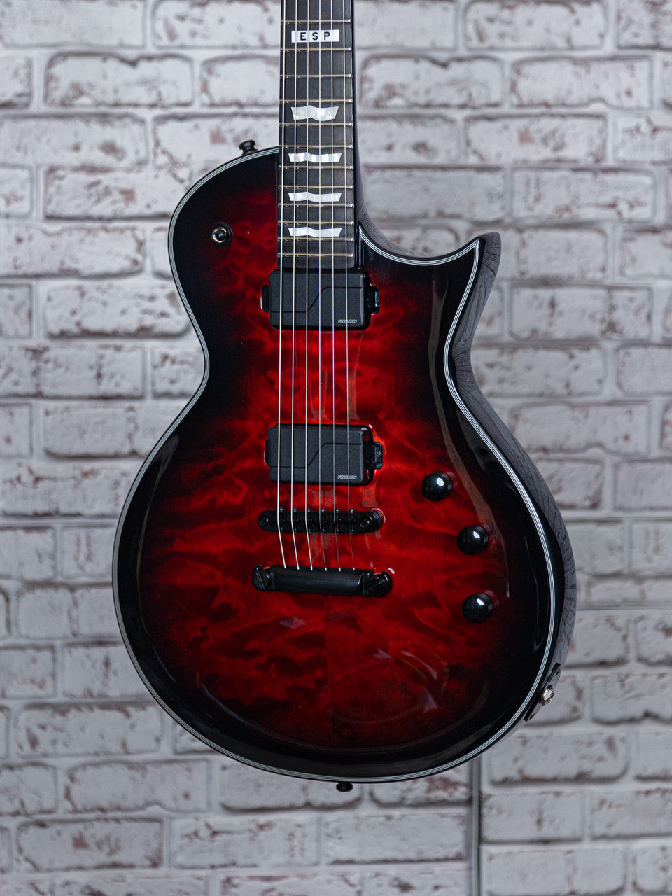 ESP E2 ECLIPSE QM See Thru Black Cherry
