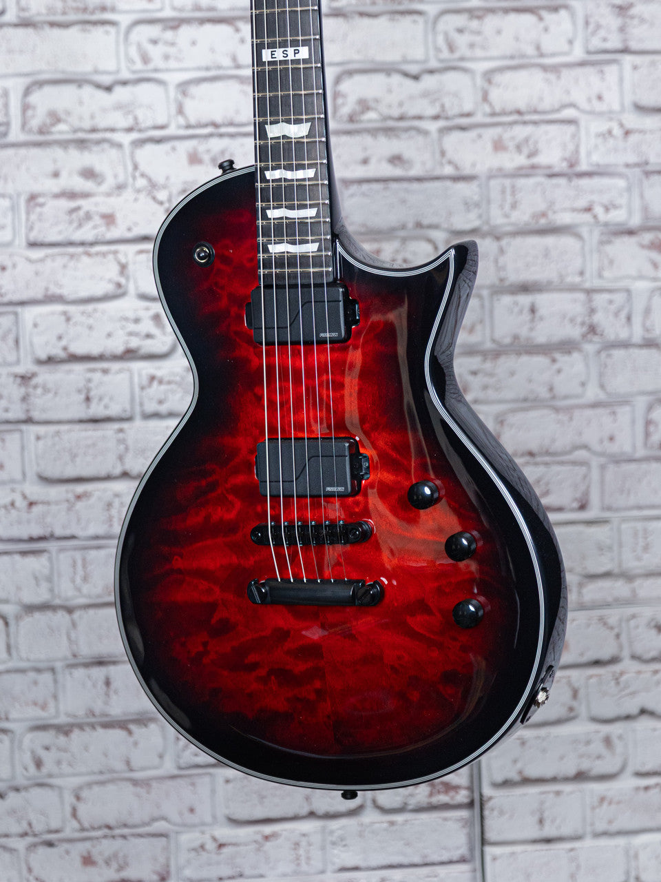 ESP E2 ECLIPSE QM See Thru Black Cherry