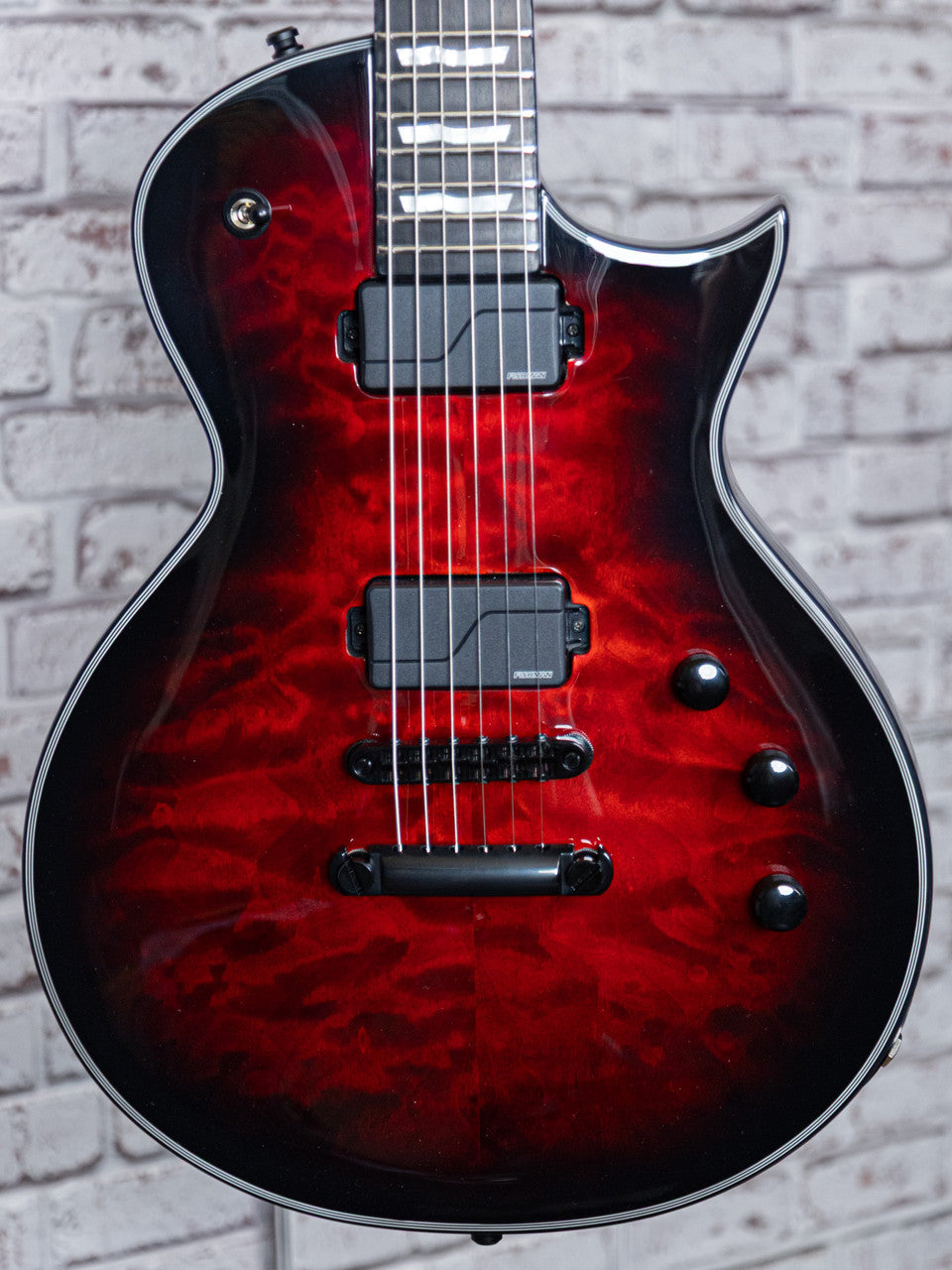 ESP E2 ECLIPSE QM See Thru Black Cherry
