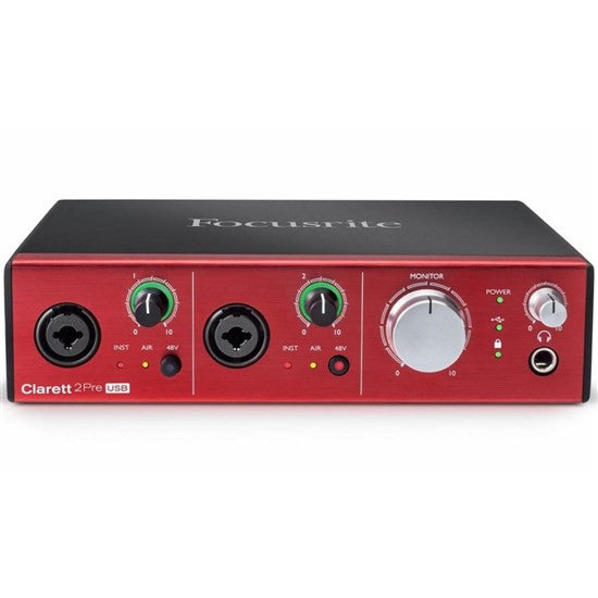 Focusrite Clarett 2Pre USB Audio Interface  $658