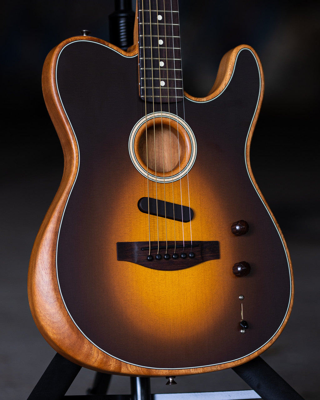Fender Acoustasonic Player Telecaster, Rosewood Fingerboard, Shadow Burst