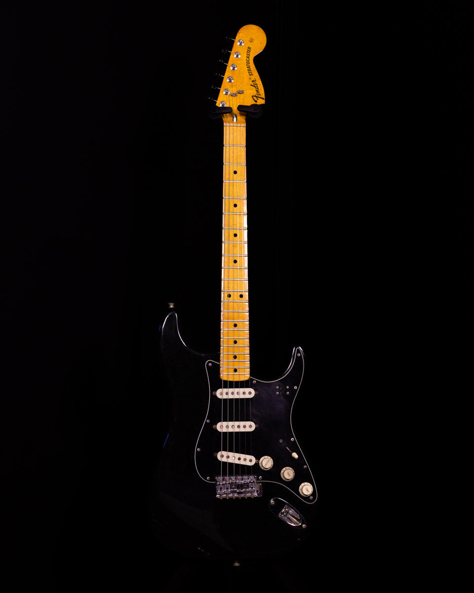 FENDER 1976 STRATOCASTER BLACK IN OHSC "Very rare model"