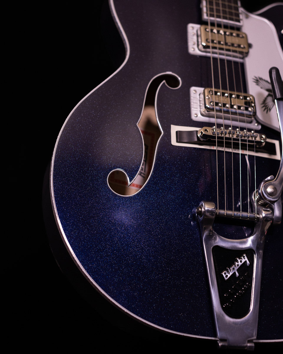 Gretsch G6136T-RR Rich Robinson Signature Falcon Electric Guitar - Raven's Breast Blue
