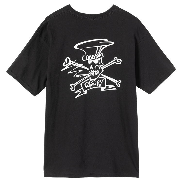 GIBSON SLASH SKULLY TEE BLACK SMALL
