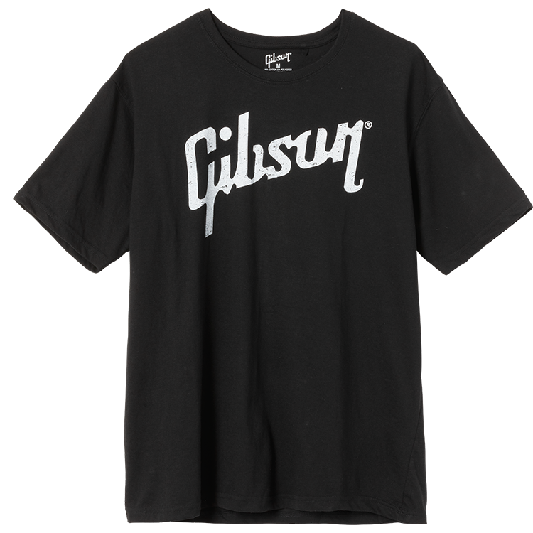 GIBSON SLASH SKULLY TEE BLACK LARGE