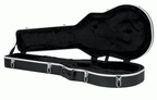 Gator GC-LPS guitar case open, showing plush-lined EPS foam interior
