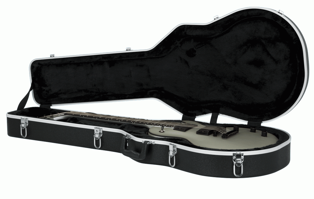 Gator GC-LPS guitar case with a single-cutaway electric guitar fitted inside