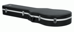 Gator GC-LPS guitar case closed, showing chrome latches and aluminium valance