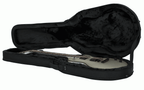 Gator GL-LPS lightweight guitar case with a single-cutaway electric guitar fitted inside