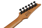 Ibanez GRGR221FA-TDK Transparent Indigo Black - rear headstock and tuning machine detail