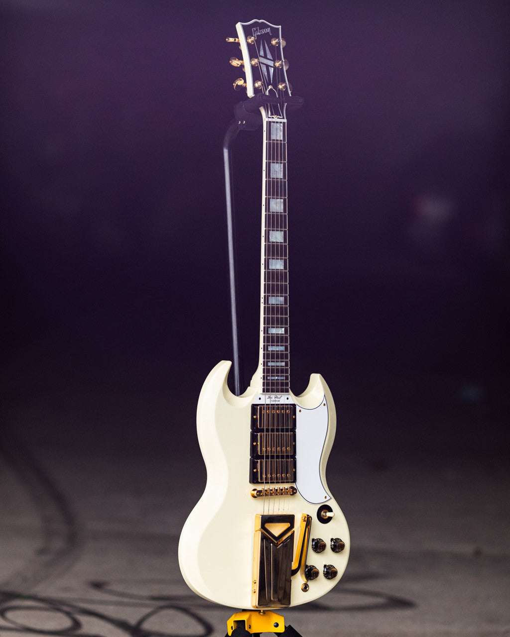 Gibson 60th Anniversary 1961 Les Paul SG Custom With Sideways Vibrola - Polaris White