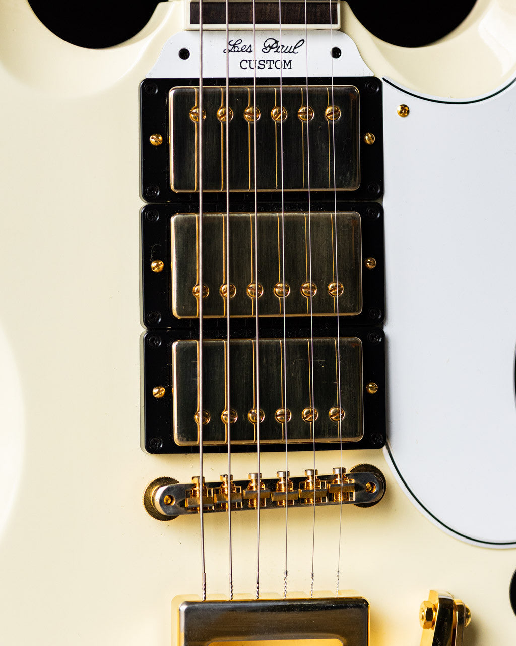 Fender 60th Anniversary 1961 Les Paul SG Custom With Sideways Vibrola - Polaris White