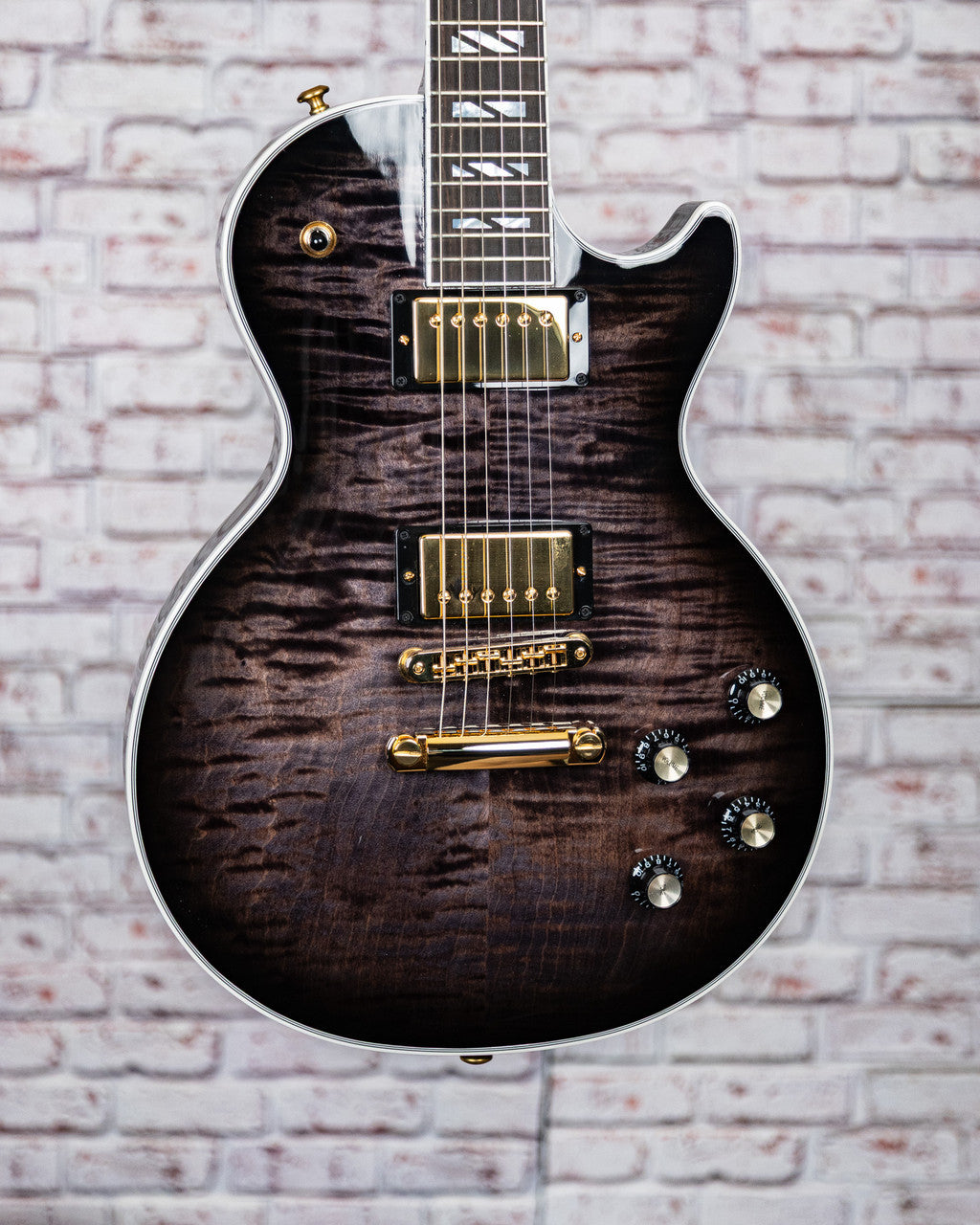 GIBSON LES PAUL SUPREME TRANSLUCENT EBONY BURST