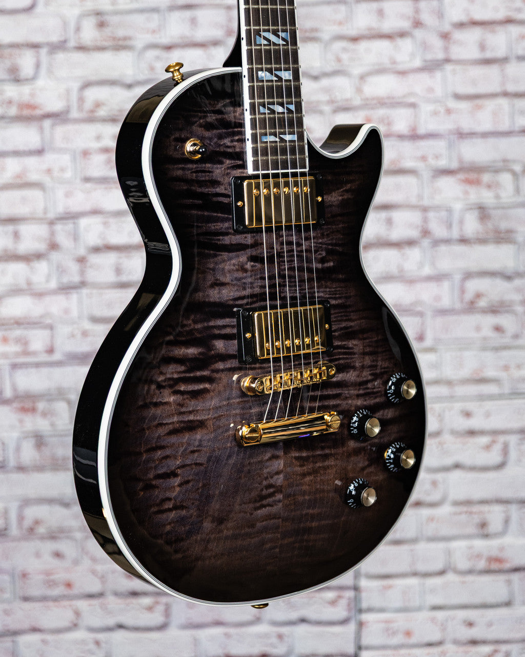 GIBSON LES PAUL SUPREME TRANSLUCENT EBONY BURST