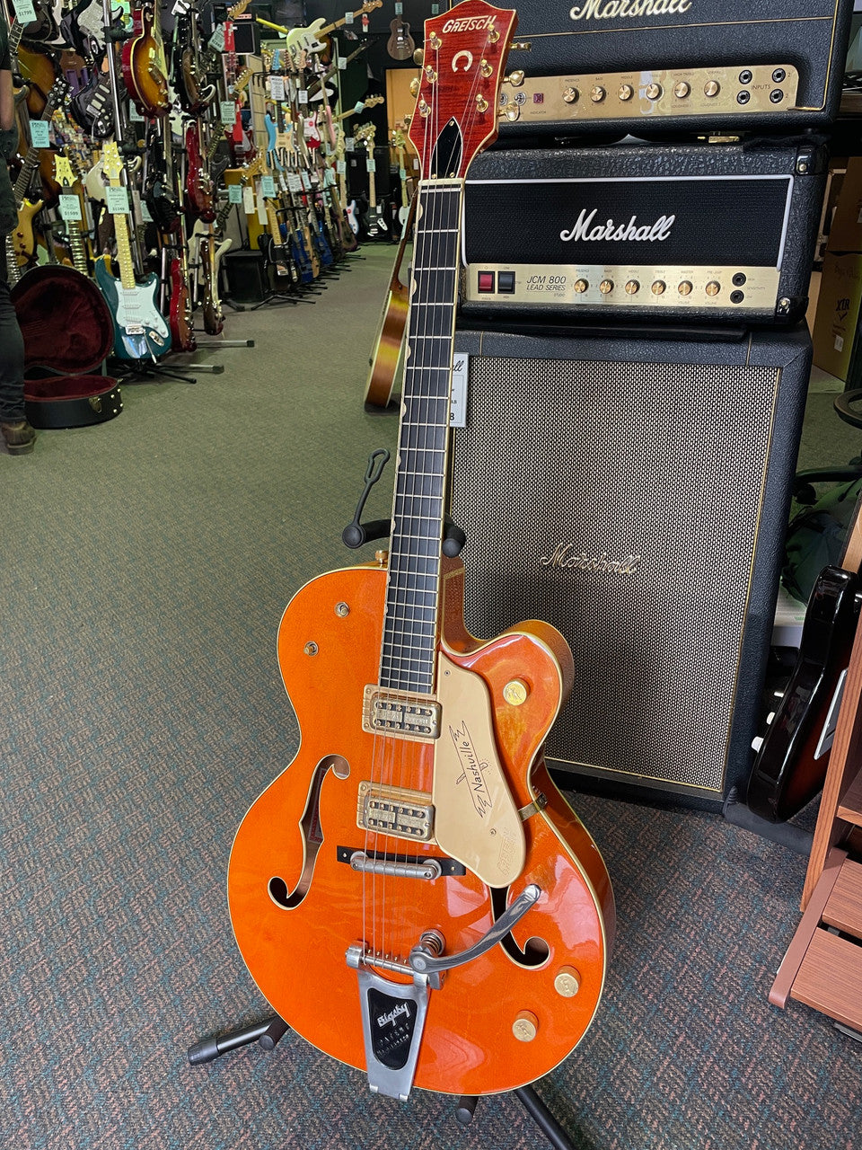 Gretsch G6120T Hollow Body Orange - Pre Loved!