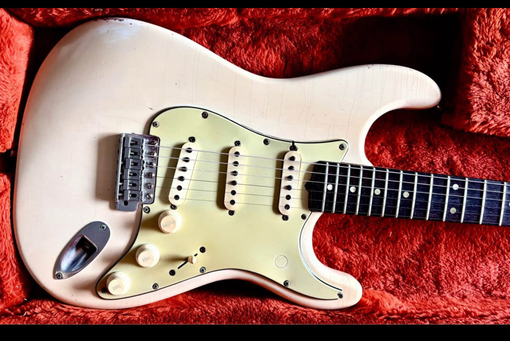 Fender Stratocaster 1963 L Series Olympic White Refin