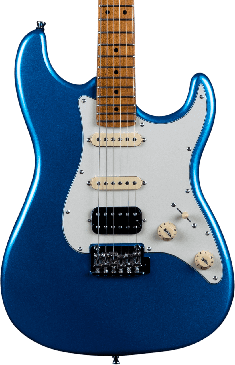 JET GUITARS JS-400 ELECTRIC GUITAR HSS ROASTED MN LAKE PLACID BLUE
