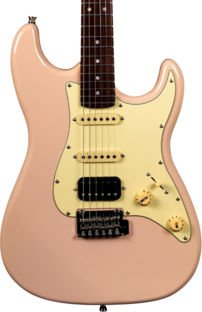 JET GUITARS JS-400 ELECTRIC GUITAR HSS RW PINK