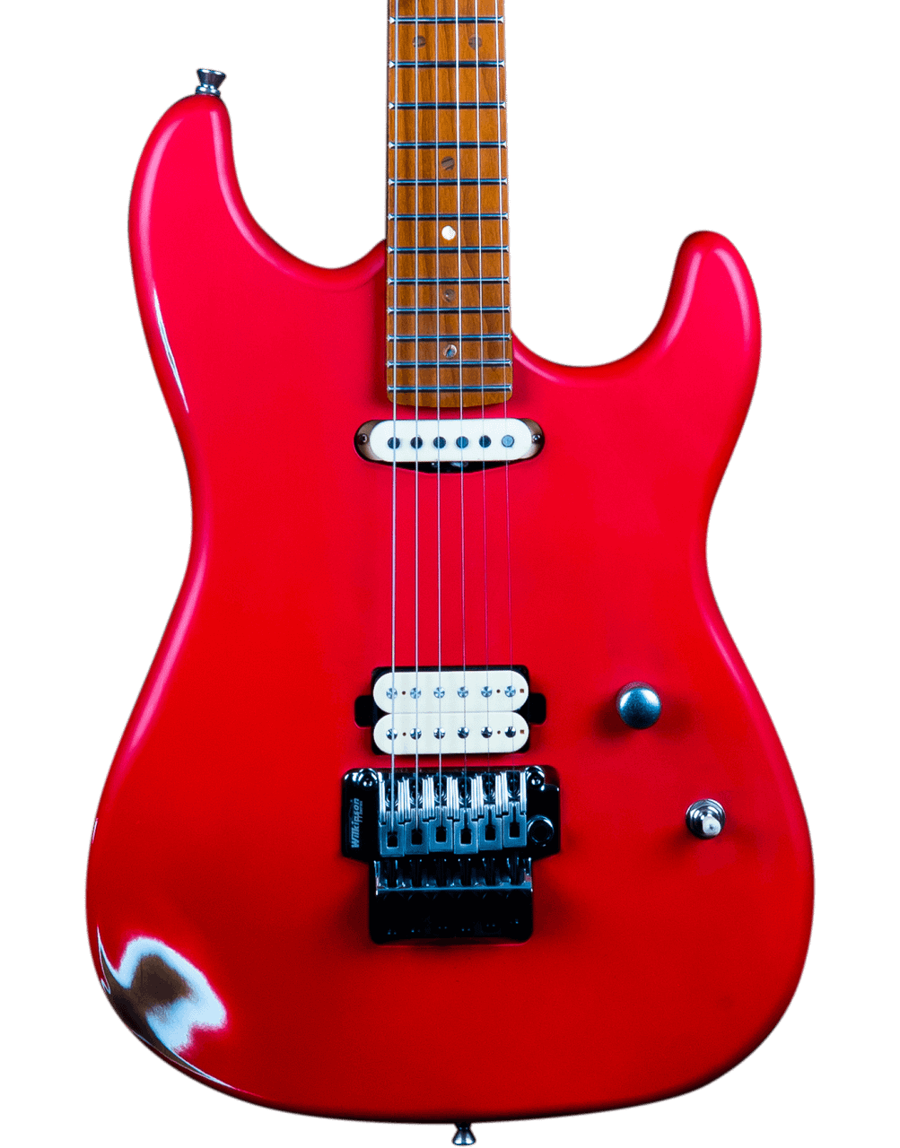 JET GUITARS JS-850 FR RELIC ELECTRIC GUITAR HS ROASTED MN RED
