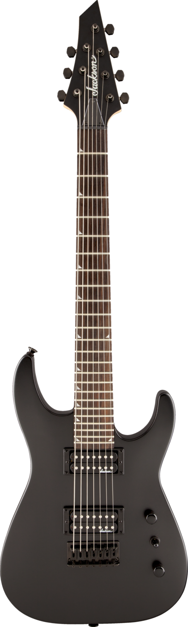 JACKSON JS22-7 DINKY SATIN BLACK Guitar World AUSTRALIA PH 07 5596 2588