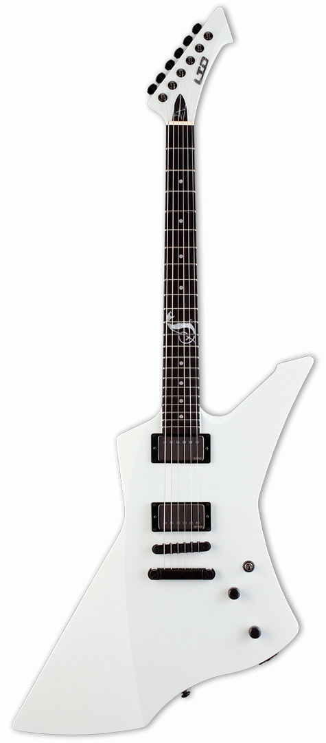 ESP LTD James Hetfield Signature Snakebyte - White