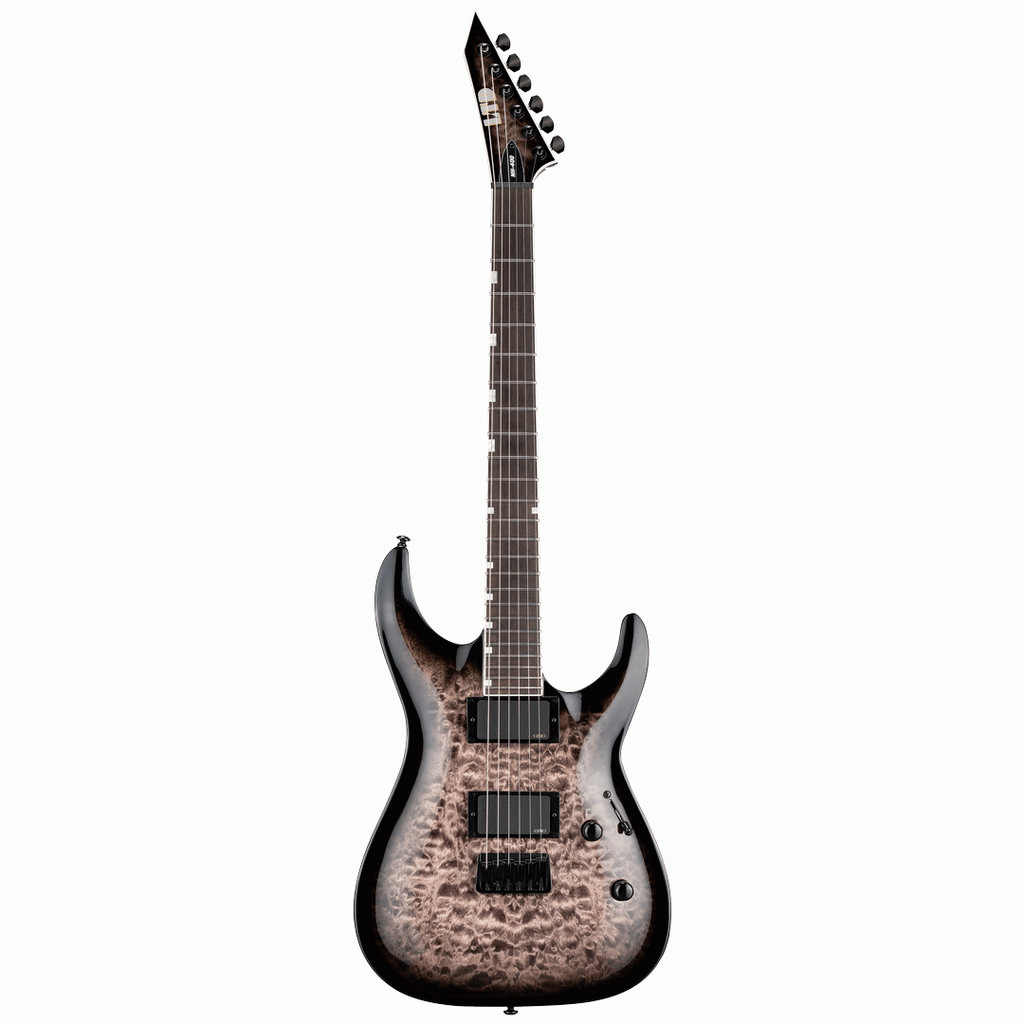 ESP LTD MH 400 HT QM SEE THRU BLACK SUNBURST
