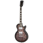 Gibson Mark Morton Les Paul Modern Quilt, Translucent Ebony Burst Satin