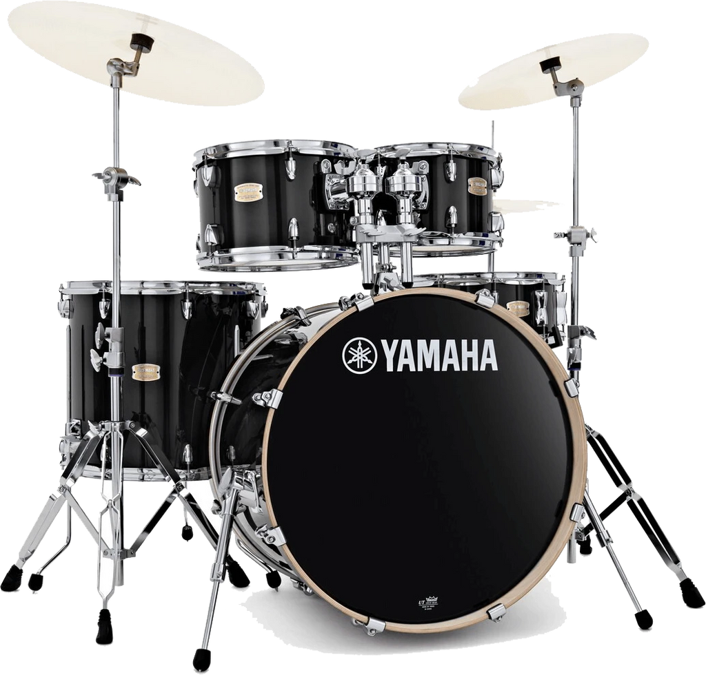 Yamaha Stage Custom Birch Euro Drum Kit with HW780 Hardware - Raven Black