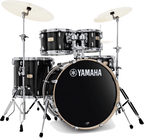Yamaha Stage Custom Birch Euro Drum Kit with HW780 Hardware - Raven Black