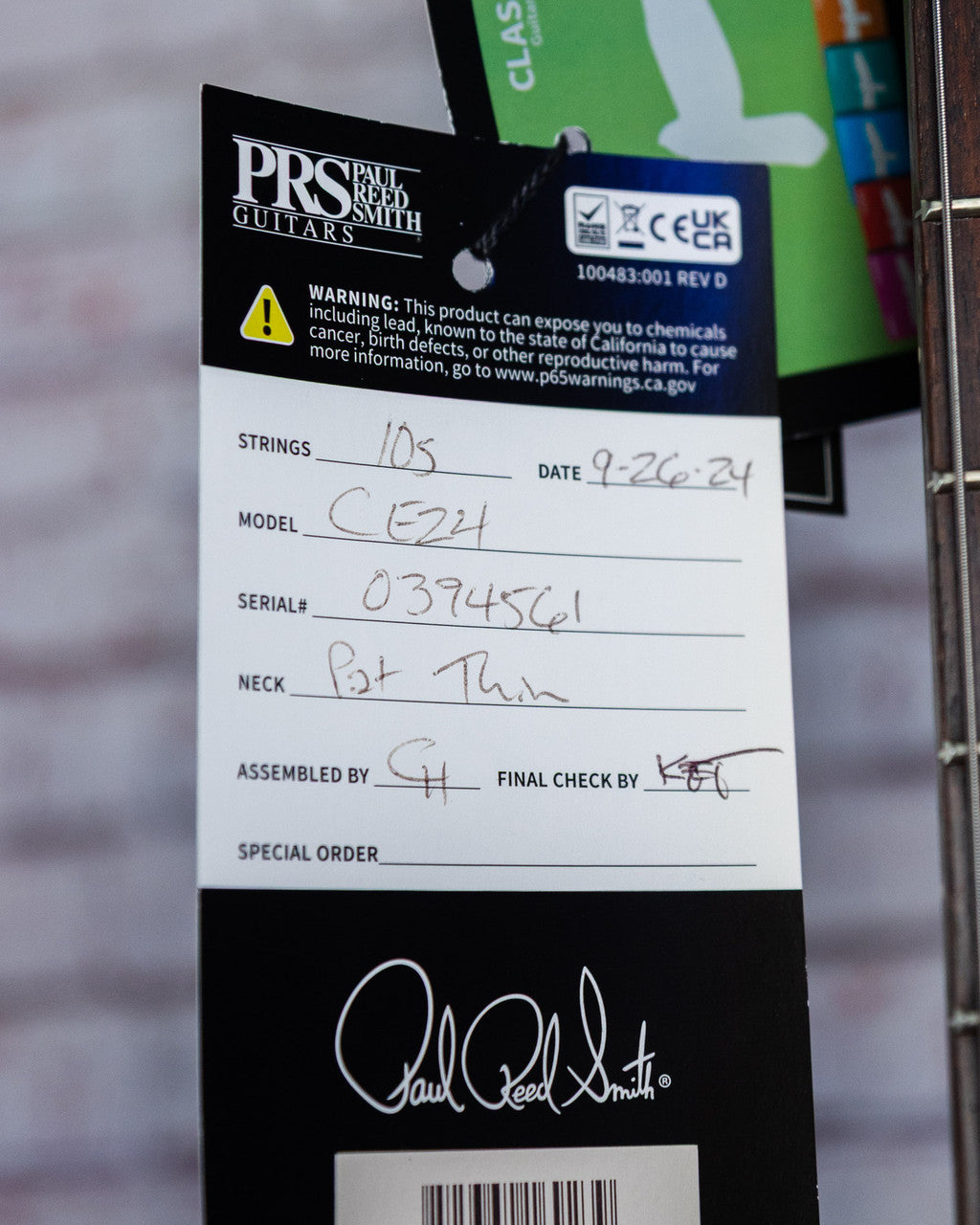 PRS CE 24 Electric Guitar - Faded Blue Smokeburst