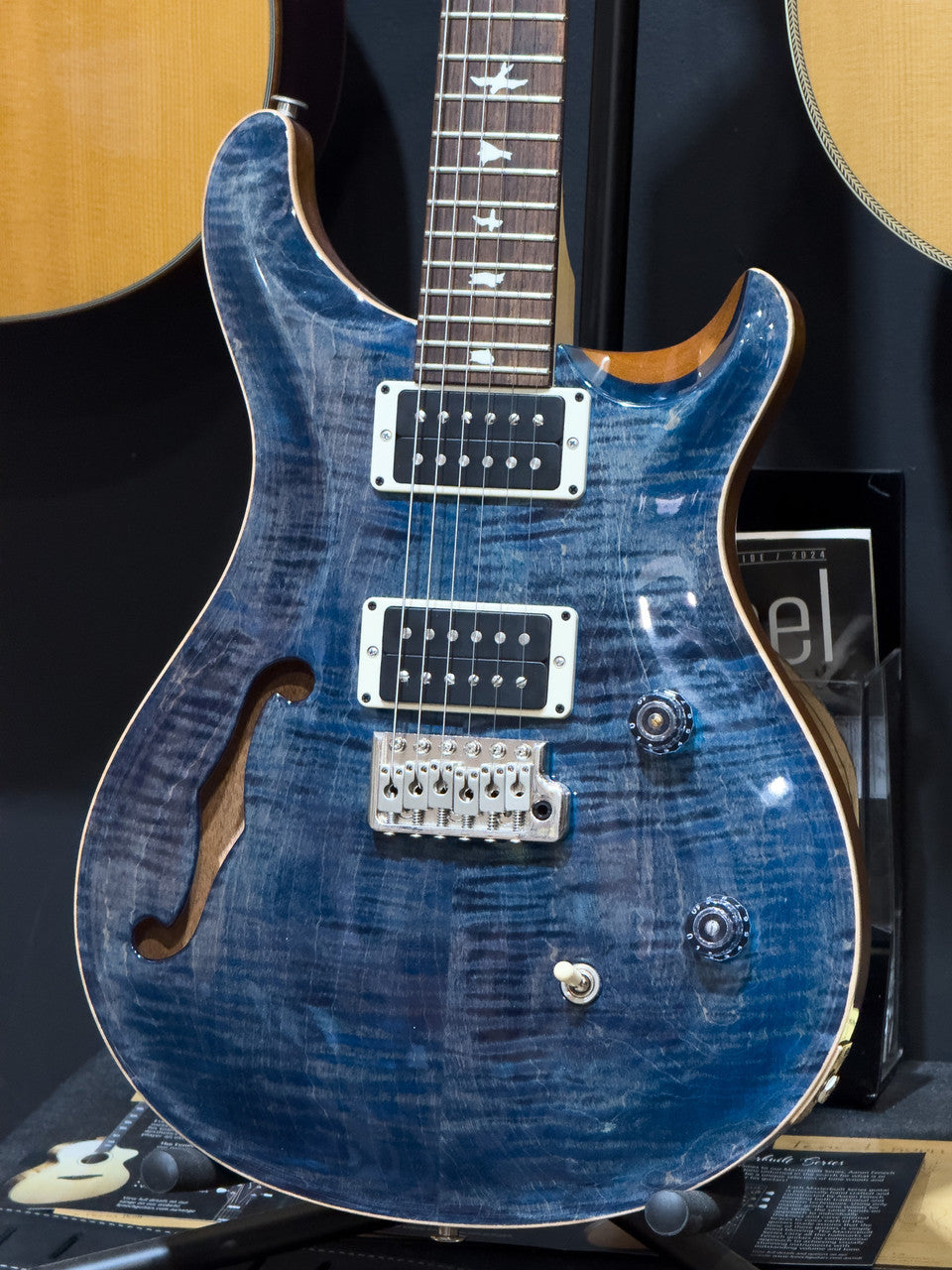 PRS CE 24 SEMI HOLLOW Blue Matteo