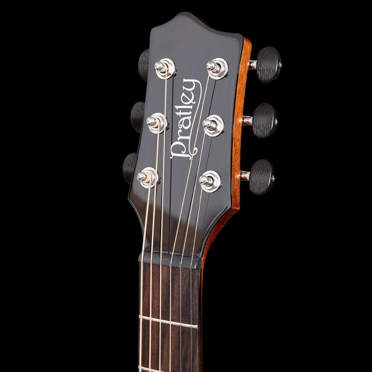 Pratley PRTD-2CE Aged High Gloss - front headstock and six tuners