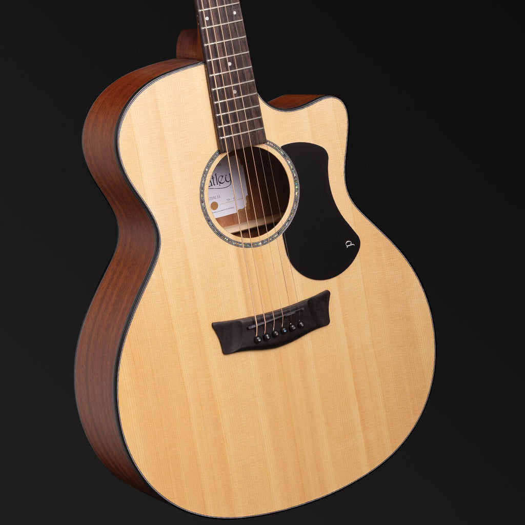 Pratley PRTGA-1CE Natural Matt - angled front body view