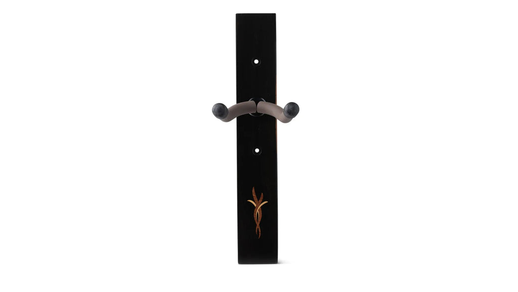 Taylor 70193 Bouquet Guitar Wall Hanger - Ebony - 70193 hanger front