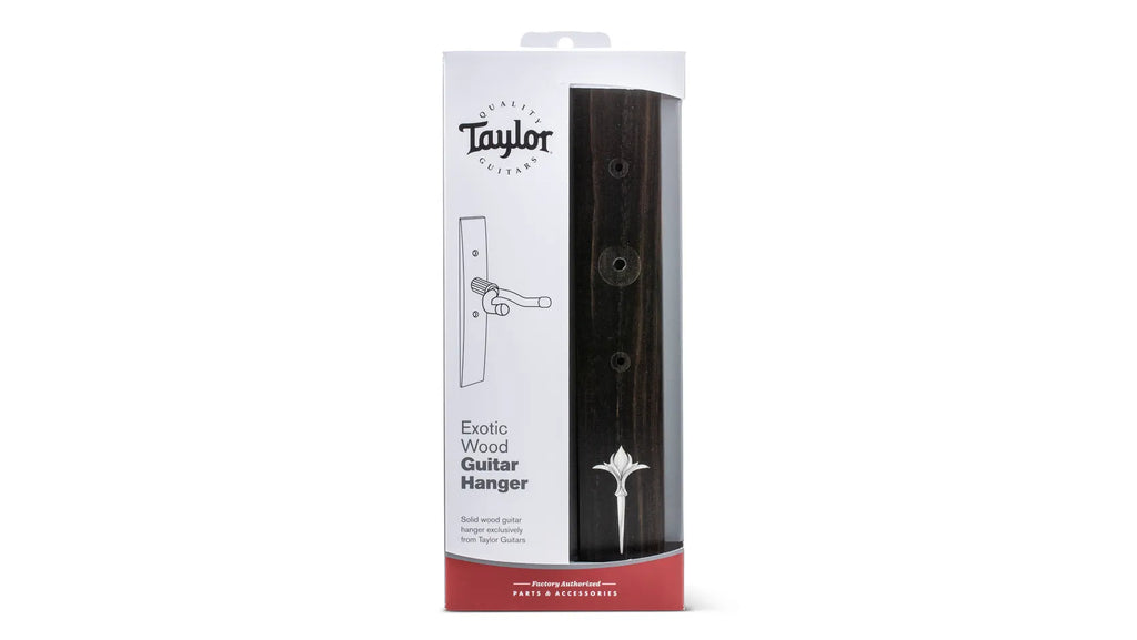 Taylor 70194 Nouveau Guitar Wall Hanger - Ebony - 70194 retail packaging