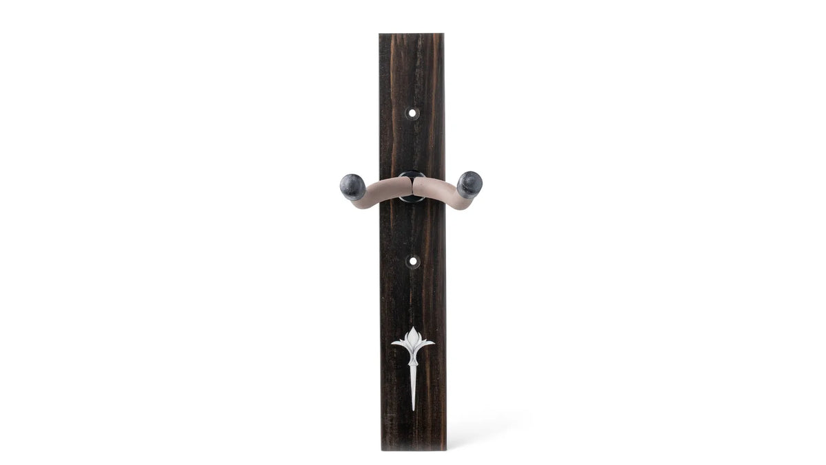 Taylor 70194 Nouveau Guitar Wall Hanger - Ebony - 70194 hanger front